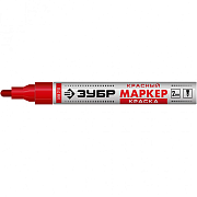 Маркер-краска ЗУБР МК-750 , круглый наконечник, красный 2-4мм (06325-3)                                                                                                                                 