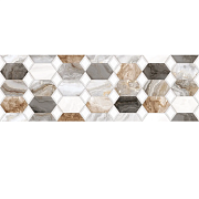 DG10-05 Плитка настенная Hypnose Grey Decor 05 glossy 30*90см 1,08м2                                                                                                                                    