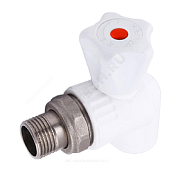 TR Кран шаровый Ду20*1/2" для радиаторов угловой                                                                                                                                                        