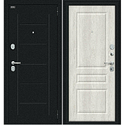 Дверь ДС Bravo R-2 Пик (117/С14) Casablanca/Букле черное 205*86 Правая                                                                                                                                  